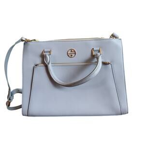Segolene Paris En Cuir Leather Purse - Lavender satchel crossbody handbag